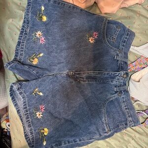 Bill Blass Blue Denim Shorts